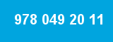 978 049 20 11